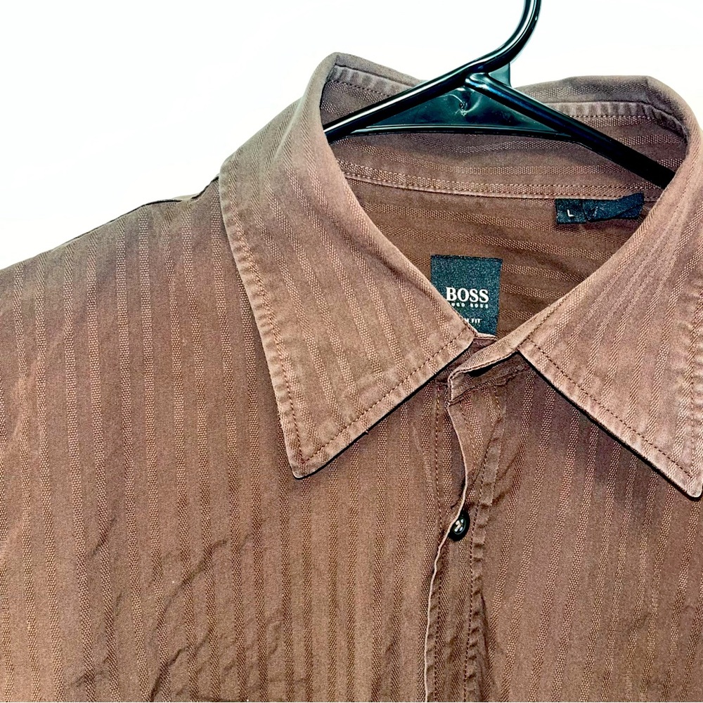 Boss by Hugo Boss Long Sleeve Button-Down Dress Shirt